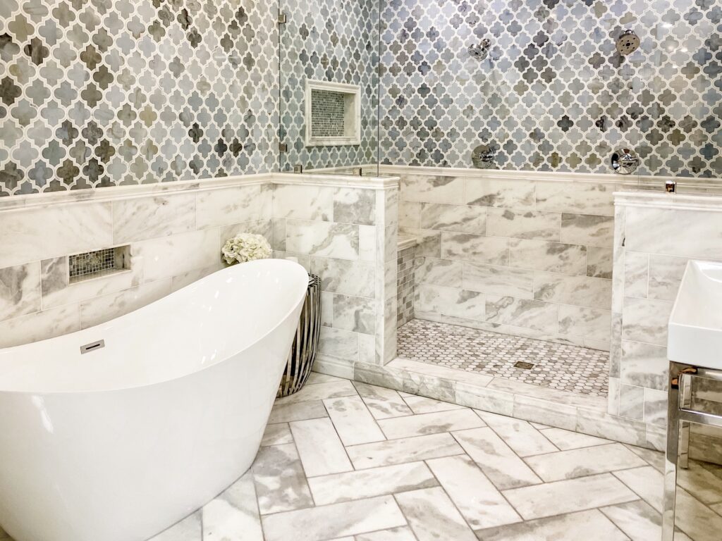 installing floor tiles​